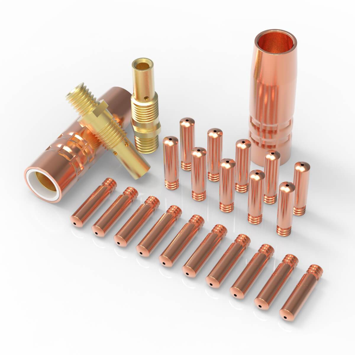 MIG Welding Gun Consumable Kit for Lincoln Magnum 100L & Tweco Mini