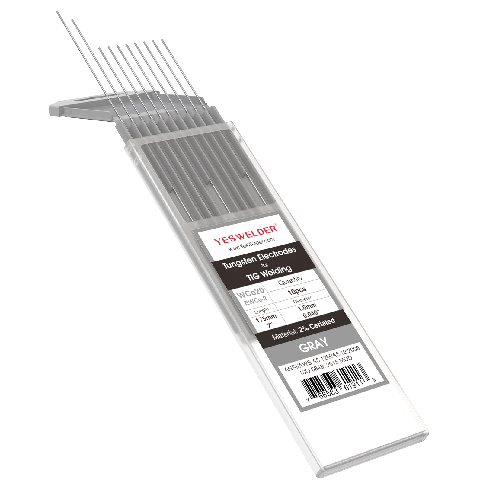 2% Ceriated Tungsten Electrode | TIG Welding Electrode | YesWelder
