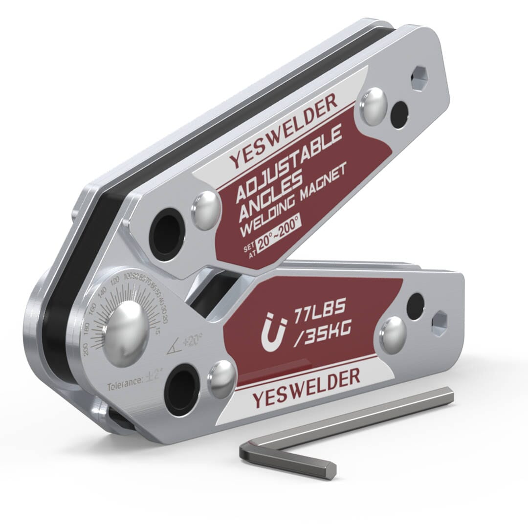 Adjustable Magnetic Welding Holder with Angle Scale 