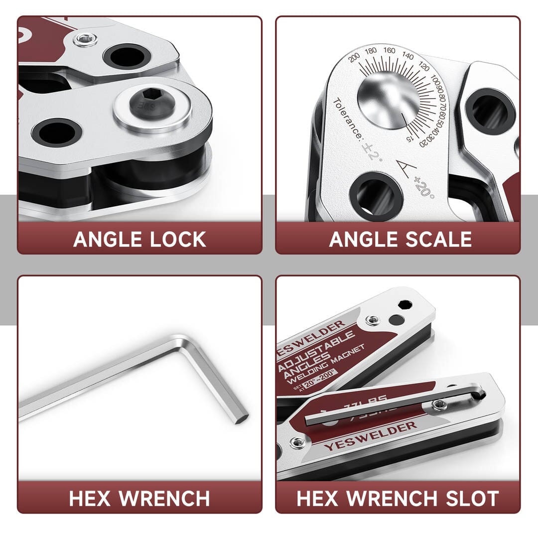 Magnetic Welding Holder with Angle Scale 
