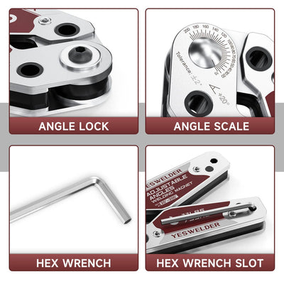 Magnetic Welding Holder with Angle Scale 