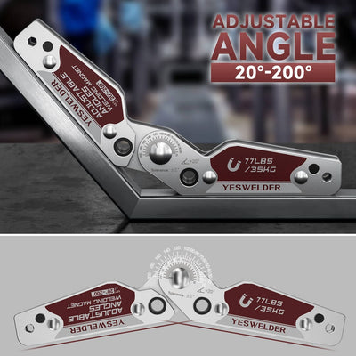 Magnetic Strong Welding Angle Clamp for Metal Fabrication, Soldering, Pipe Installation