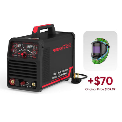 FIRSTESS CT2050 Powerful 7-in-1 Welder & Cutter Hardware > Tools > Welders & Plasma Cutters YesWelder Welder+Helmet Q800D(+70USD) 