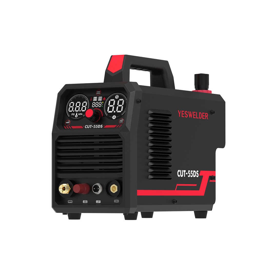 YESWELDER 55 Amp Plasma Cutter Non-High Frequency, Non-Touch Pilot Arc, Digital DC Inverter 110/220V Dual Voltage Cutting Machine CUT-55DS Pro