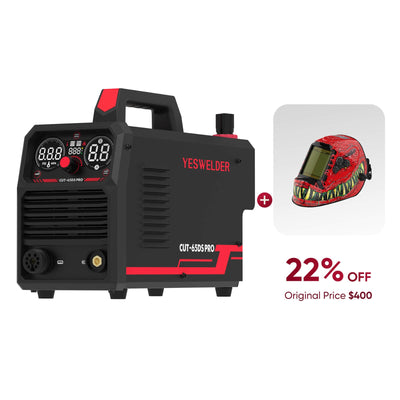 CUT-65DS-PRO Non-HF Non-Touch Pilot Arc Plasma Cutter Hardware > Tools > Welders & Plasma Cutters YesWelder Cutter+Helmet Only $312.00 (Save $80.96) 