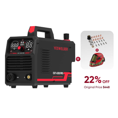 CUT-65DS-PRO Non-HF Non-Touch Pilot Arc Plasma Cutter Hardware > Tools > Welders & Plasma Cutters YesWelder Cutter+Promo Bundle Only $349.44 (Save $98.56) 