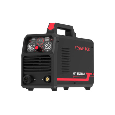 CUT-65DS-PLUS Plasma Cutter with Central-Connector Torch for Quick Heavy-Duty Cutting, Gouging and Marking