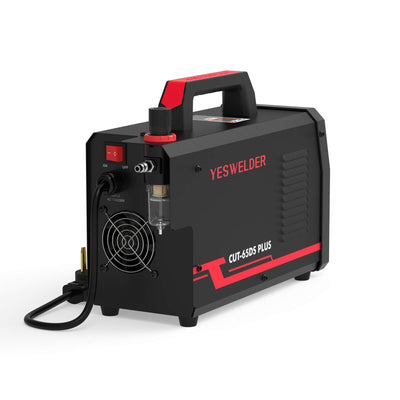 CUT-65DS-PLUS Plasma Cutter with Central-Connector Torch for Quick Heavy-Duty Cutting, Gouging and Marking