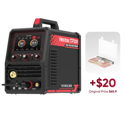 Firstess DP200-KS Multi-Process DualPulse™ MIG Welder Hardware > Tools > Welders & Plasma Cutters YesWelder Sparkit Limited Edition Welder+24KD MIG Consumable Pack 
