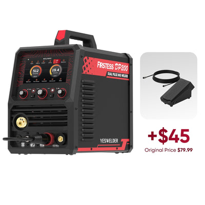 DP200 dual pulse Welder +oot pedal