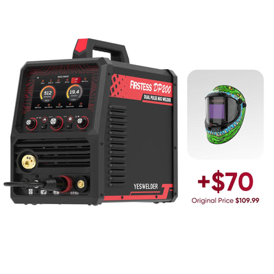 Firstess DP200-KS Multi-Process DualPulse™ MIG Welder Hardware > Tools > Welders & Plasma Cutters YesWelder Welder+Helmet 