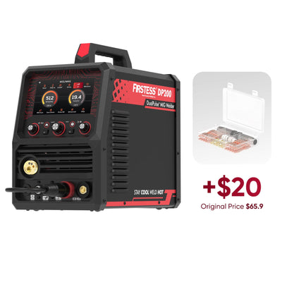 Firstess DP200 Multi-Process MIG Welder Hardware > Tools > Welders & Plasma Cutters YesWelder Welder+ MIG Kits Only 579USD 