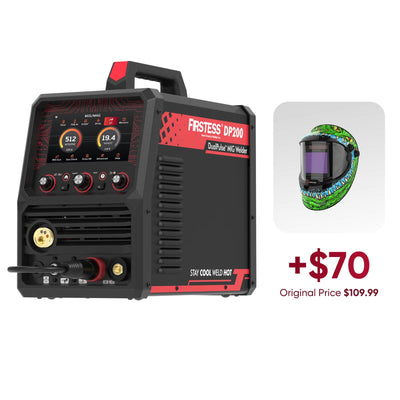 Firstess DP200 Multi-Process MIG Welder Hardware > Tools > Welders & Plasma Cutters YesWelder Welder+Helmet (+70USD) 
