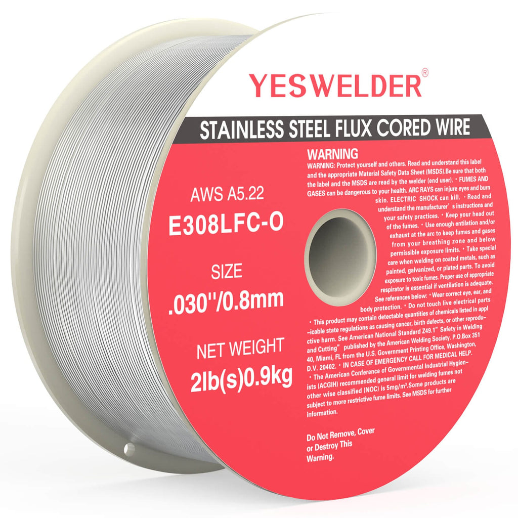 YESWELDER E308LFC-O Stainless Steel Flux Core Wire | .030