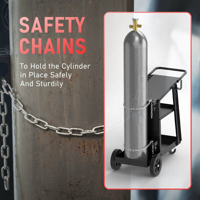 Heavy Duty Welding Cart with Drawers for MIG/TIG/Plasma Cutters, Tilt or Flat Top Design, Large Storage & 360° Rolling Wheels Hardware > Tool Accessories > Welding Accessories YesWelder 