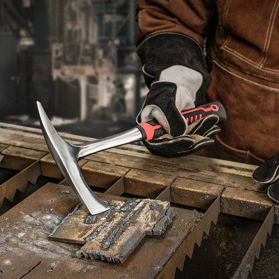 Welding Chipping Hammer 28oz – Carbon Steel Slag Removal Tool with Shock Reduction Grip for Welders Hardware > Tool Accessories > Welding Accessories YesWelder 