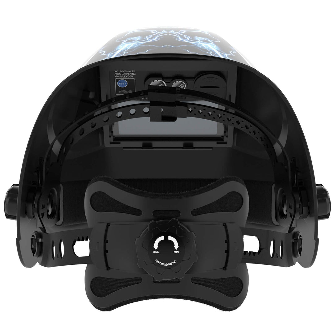 ベルボーイ Wide View Solar-Powered Welding Helmet L500A-A – YesWelder