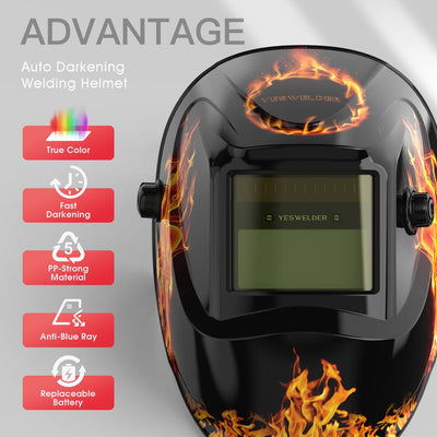 Auto-Darkening Welding Helmet