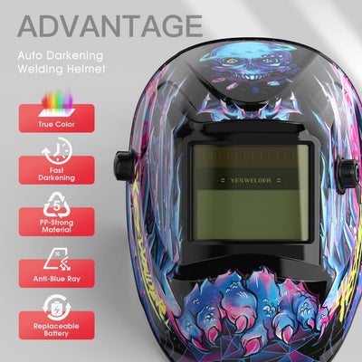 Auto-Darkening Welding Helmet