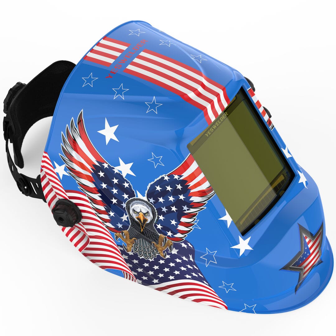 Large View Auto-Darkening Welding Helmet M800H-B – YesWelder