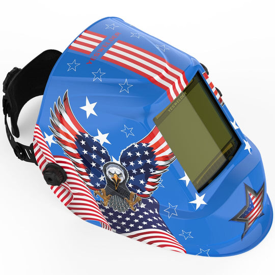 Large View Auto-Darkening Welding Helmet M800H-B – YesWelder