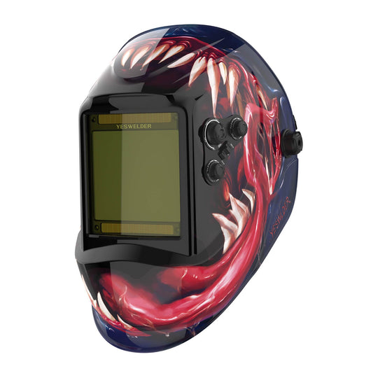 LYG-M800H-VM Venom Customize Graphic Auto-Darkening Welding Helmet