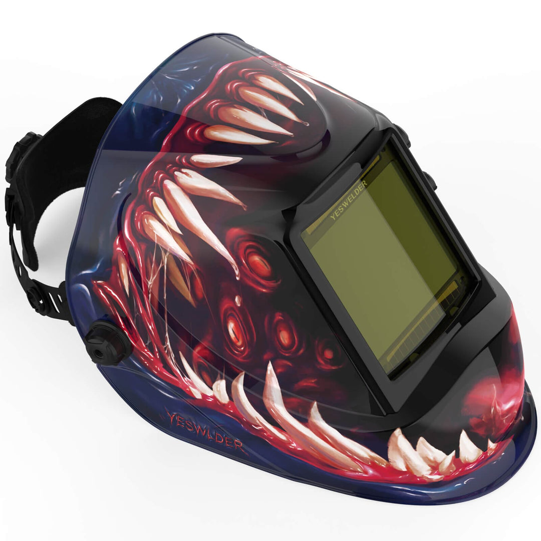 LYG-M800H-VM Venom Customize Graphic Auto-Darkening Welding Helmet