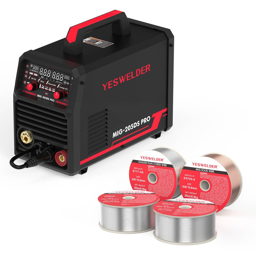 MIG/Stick/TIG Multi-Process Welder MIG-205DS-B | YesWelder