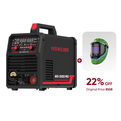 MIG-205DS-Pro Multi-Process MIG Aluminum Welder Hardware > Tools > Welders & Plasma Cutters YesWelder Welder+Helmet | Only $396.24 (Save $111.76) 