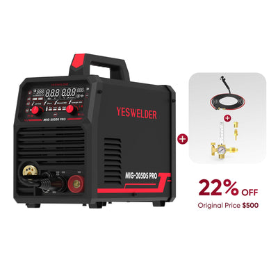MIG-205DS-Pro Multi-Process MIG Aluminum Welder Hardware > Tools > Welders & Plasma Cutters YesWelder Welder+TIG Bundle | Only $390.00 (Save $110.00) 