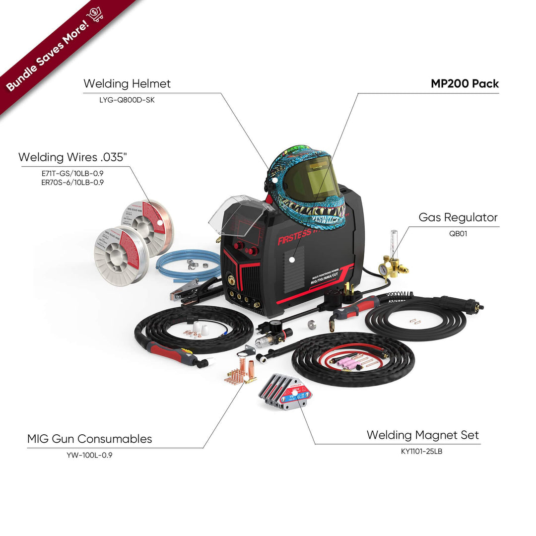 FIRSTESS MP200 5-in-1 Welder & Cutter – YesWelder