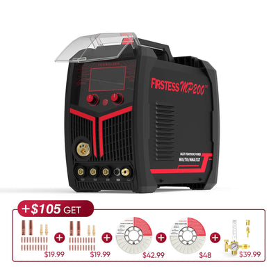 FIRSTESS MP200 5-in-1 Welder & Cutter Hardware > Tools > Welders & Plasma Cutters YesWelder Welder+Promo Bundle (+105USD) 