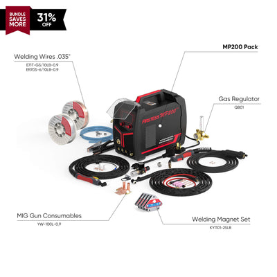 FIRSTESS MP200 5-in-1 Welder & Cutter Hardware > Tools > Welders & Plasma Cutters YesWelder Welder+Combo Bundle｜ Only $737.70 (Save $333.25) 