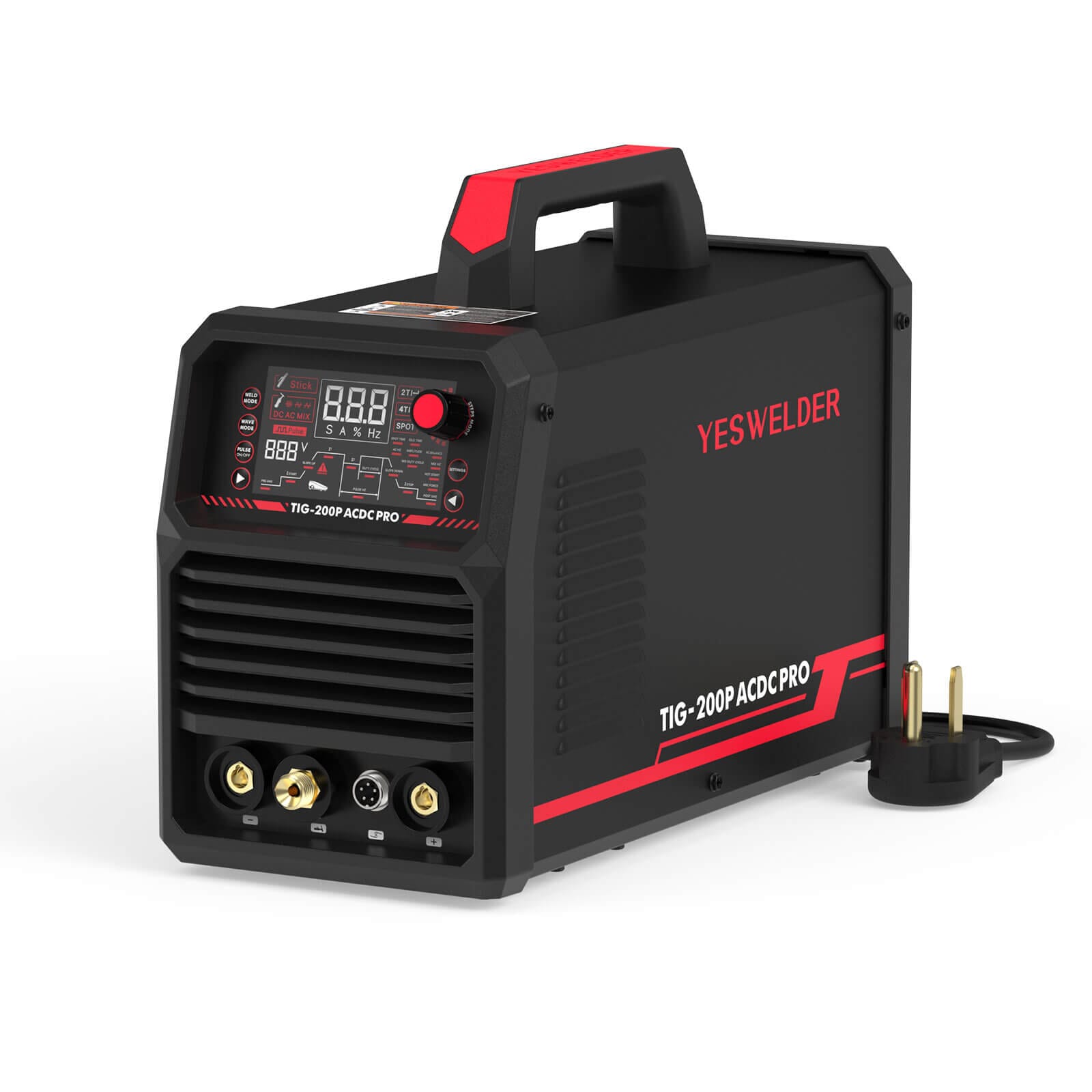 TIG-200P-ACDC-PRO AC/DC Aluminum TIG Welder – YesWelder