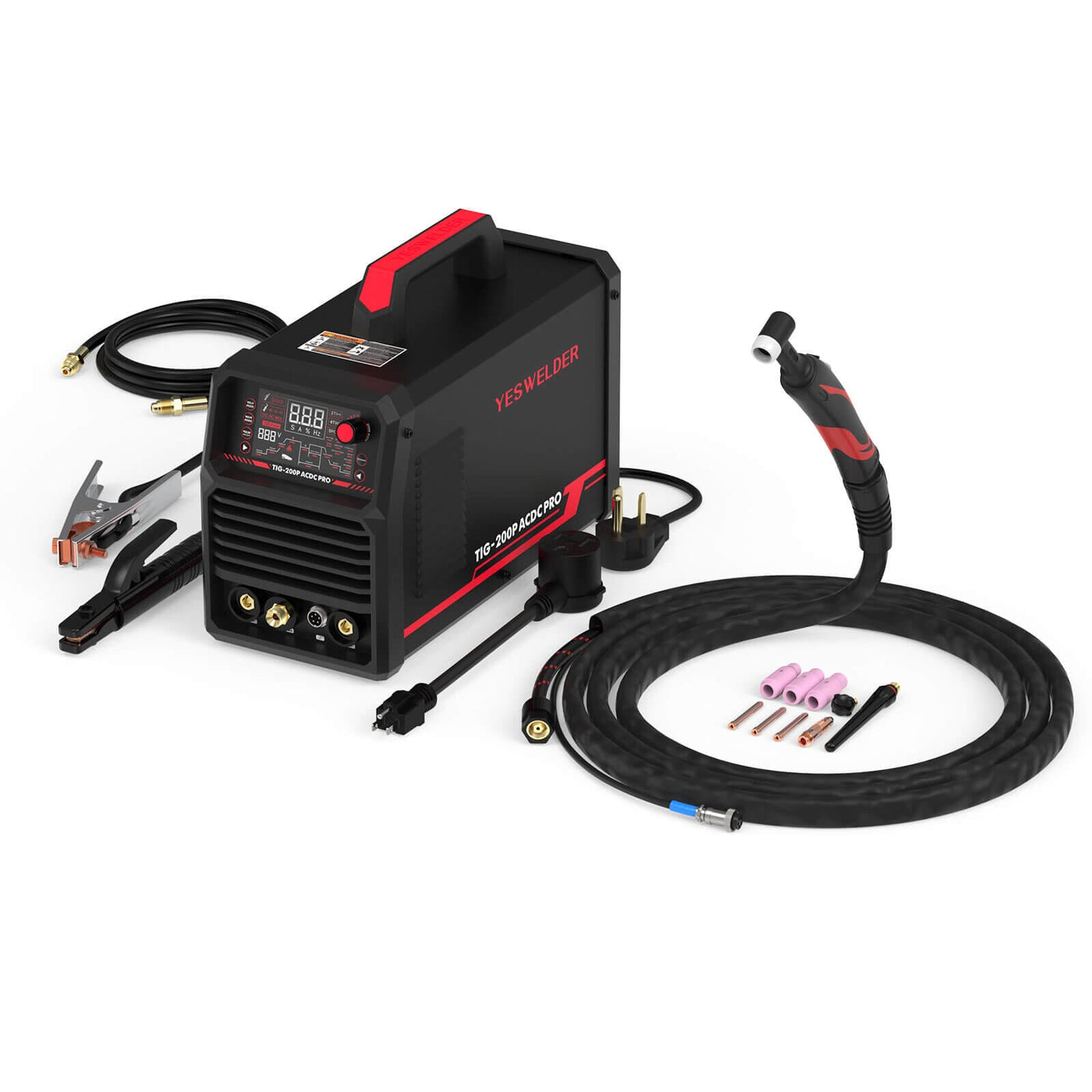 TIG-200P-ACDC-PRO AC/DC Aluminum TIG Welder – YesWelder