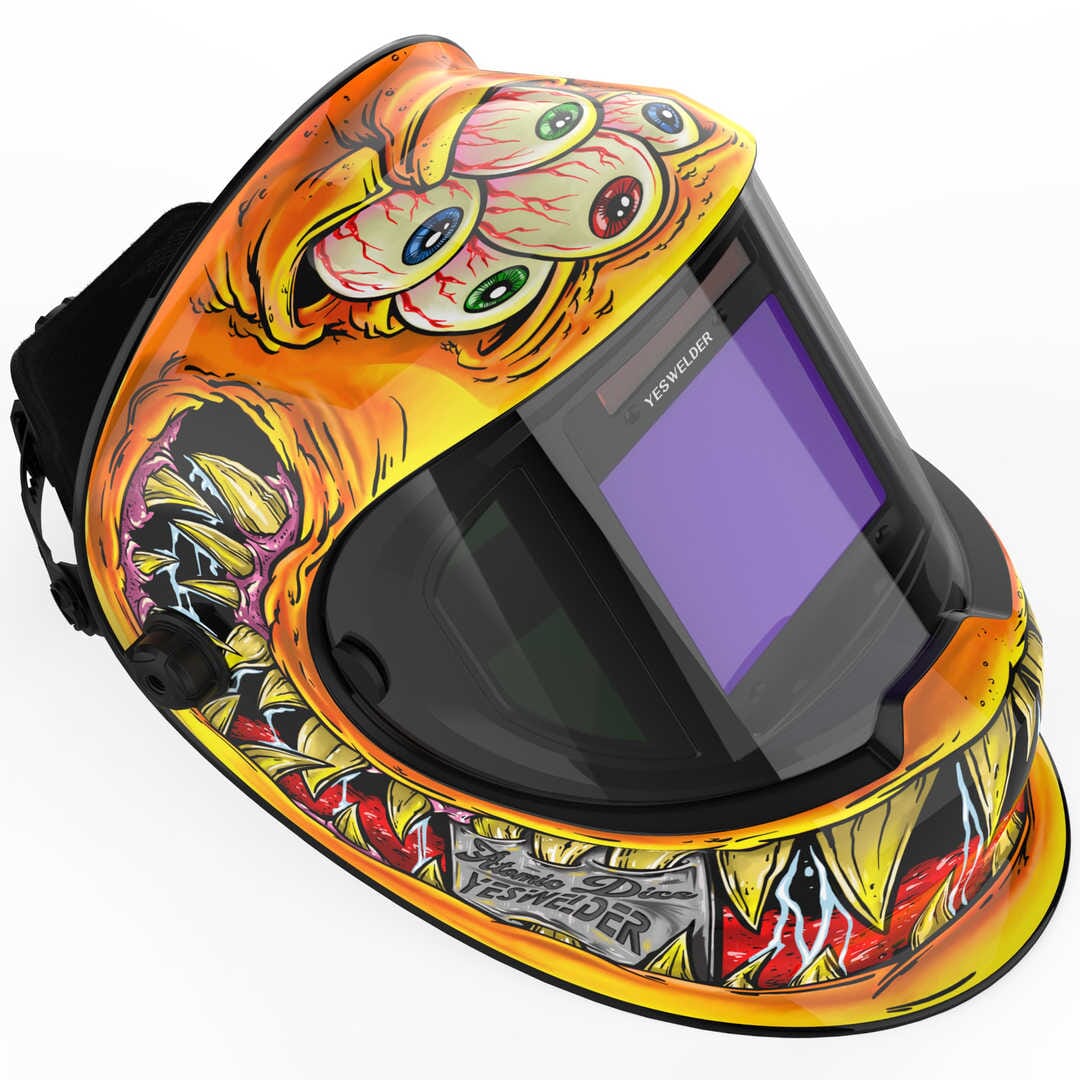 Graphic Monster Auto-darkening Welding Helmet