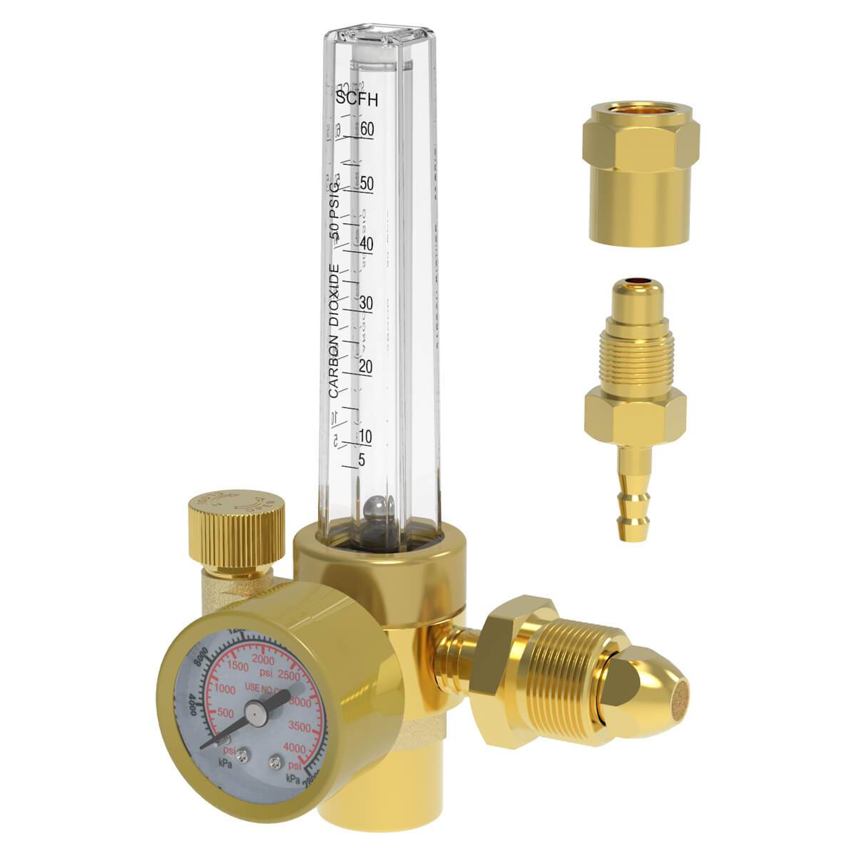 YesWelder® Flow Meter Gas Regulator for Argon/CO2 Welding - YesWelder